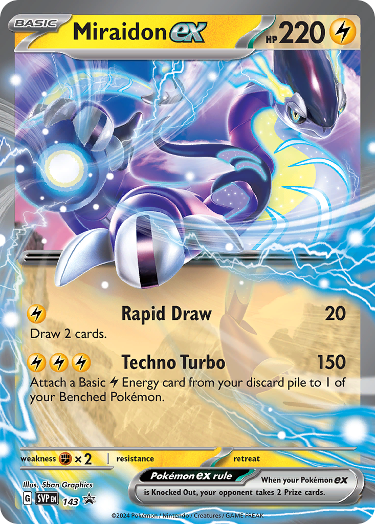 Miraidon ex – Scarlet & Violet Black Star Promos