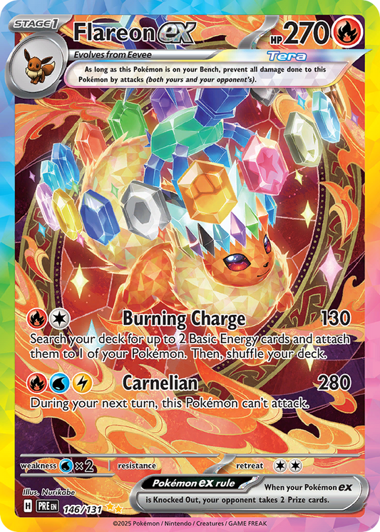 Flareon ex – Prismatic Evolutions