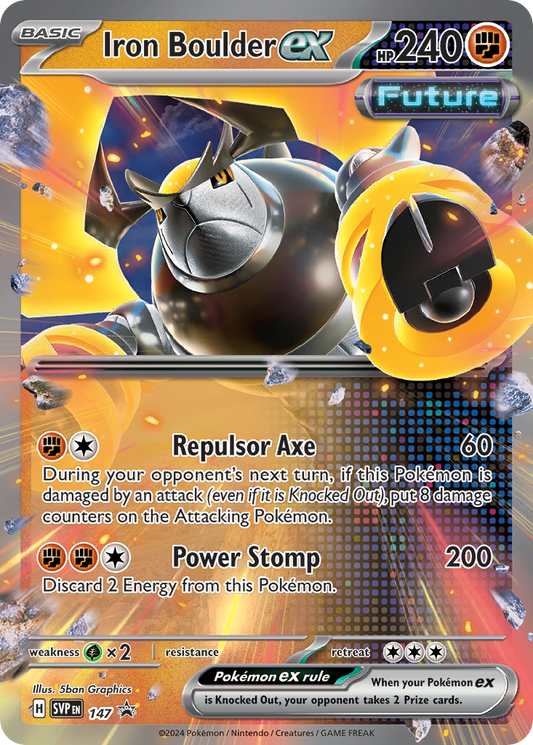 Iron Boulder ex – Scarlet & Violet Black Star Promos