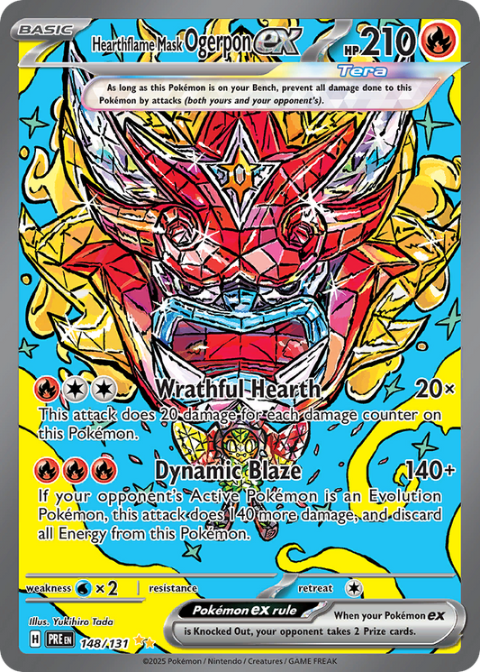 Hearthflame Mask Ogerpon ex – Prismatic Evolutions