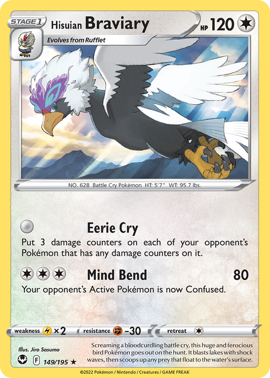 Hisuian Braviary – Silver Tempest