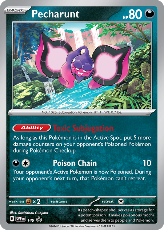 Pecharunt – Scarlet & Violet Black Star Promos