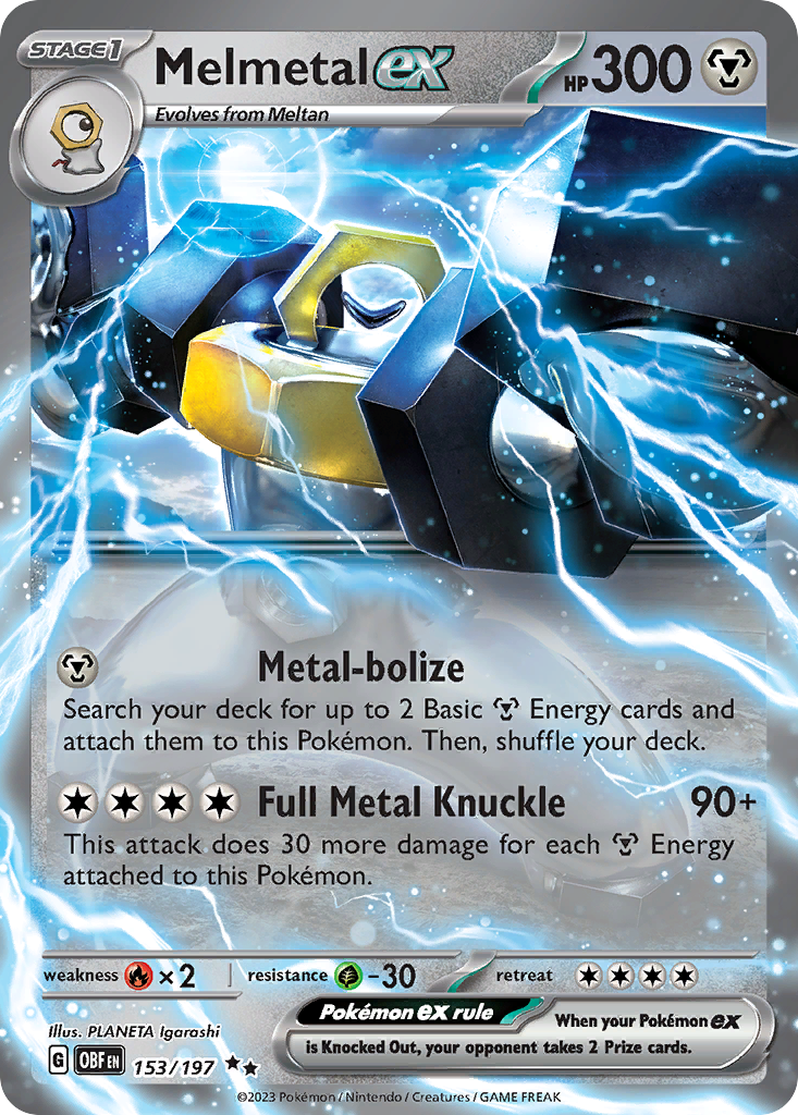Melmetal ex – Obsidian Flames