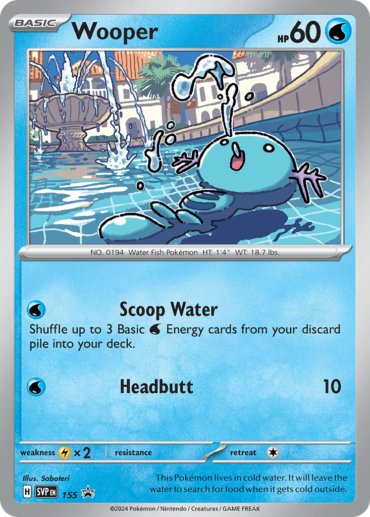Wooper – Scarlet & Violet Black Star Promos