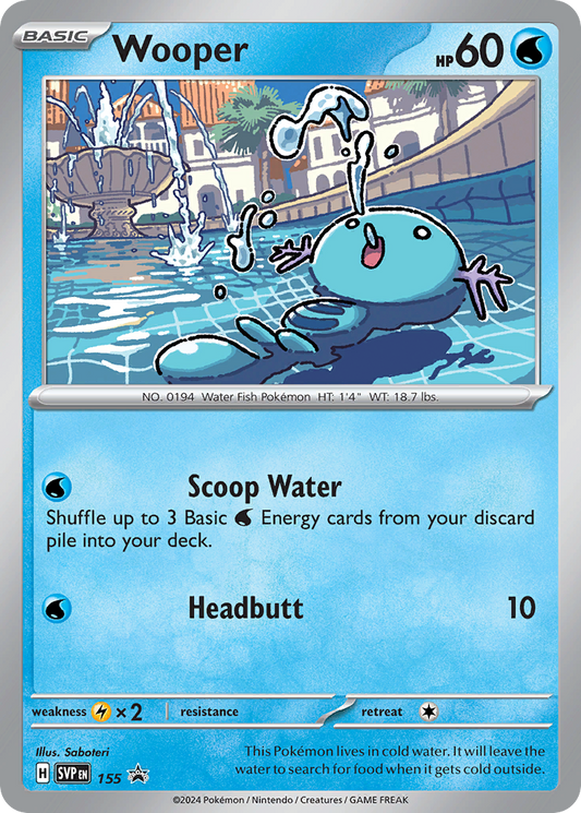 Wooper – Scarlet & Violet Black Star Promos