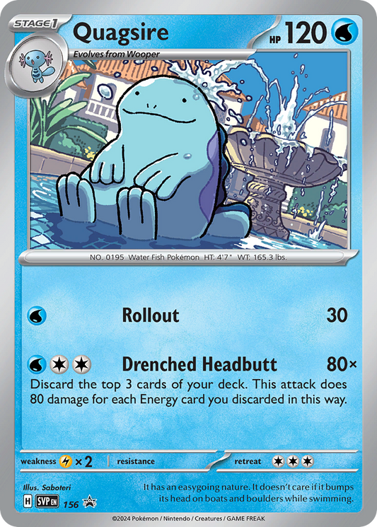 Quagsire – Scarlet & Violet Black Star Promos