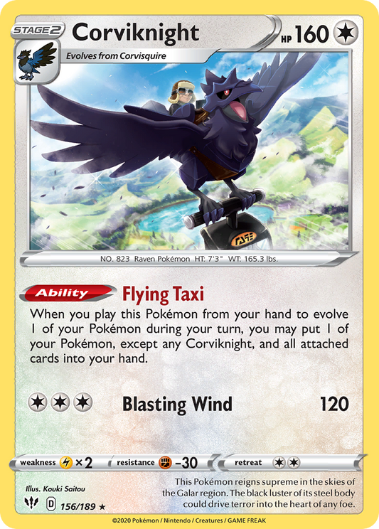 Corviknight – Darkness Ablaze