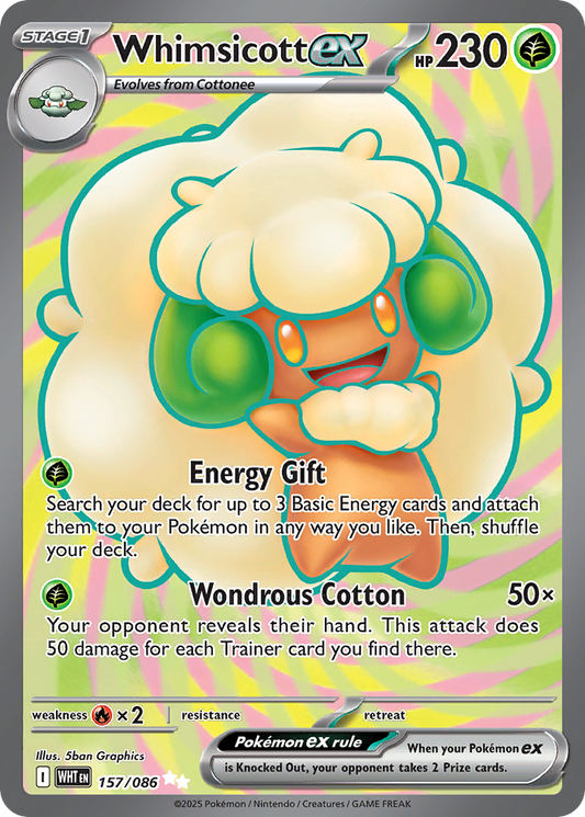 Whimsicott ex – White Flare