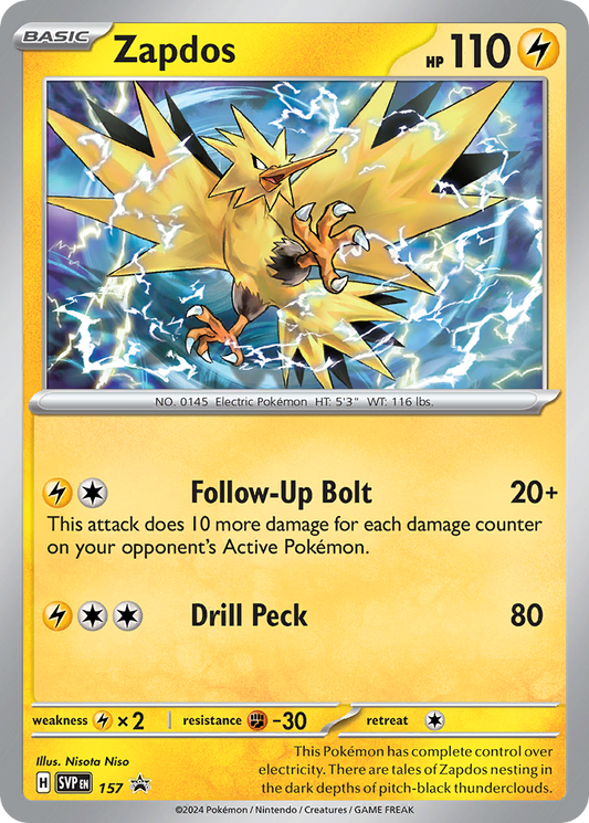 Zapdos – Scarlet & Violet Black Star Promos