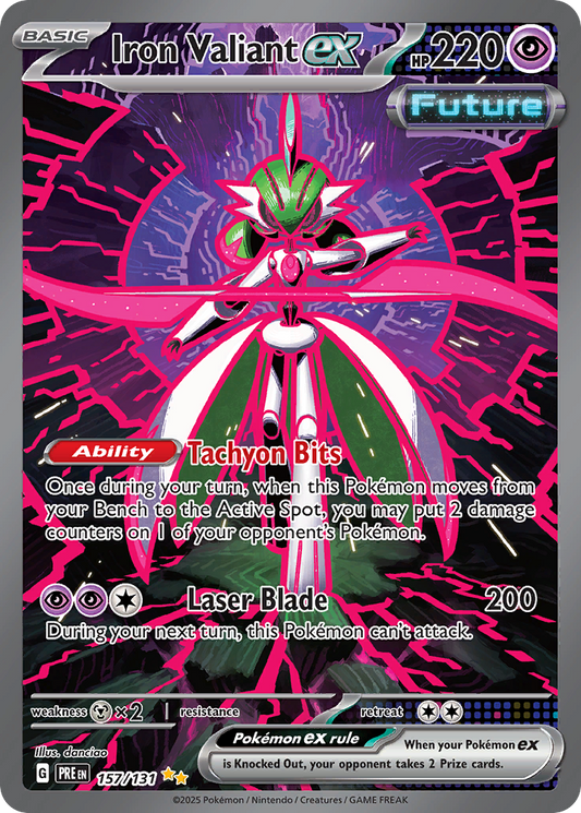 Iron Valiant ex – Prismatic Evolutions