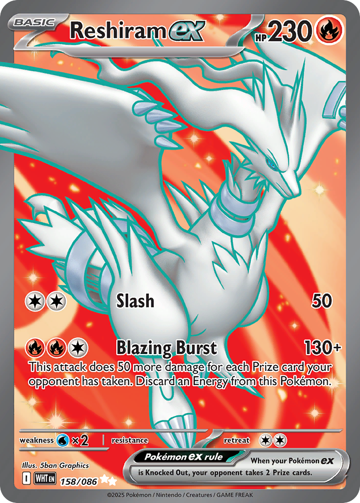Reshiram ex – White Flare