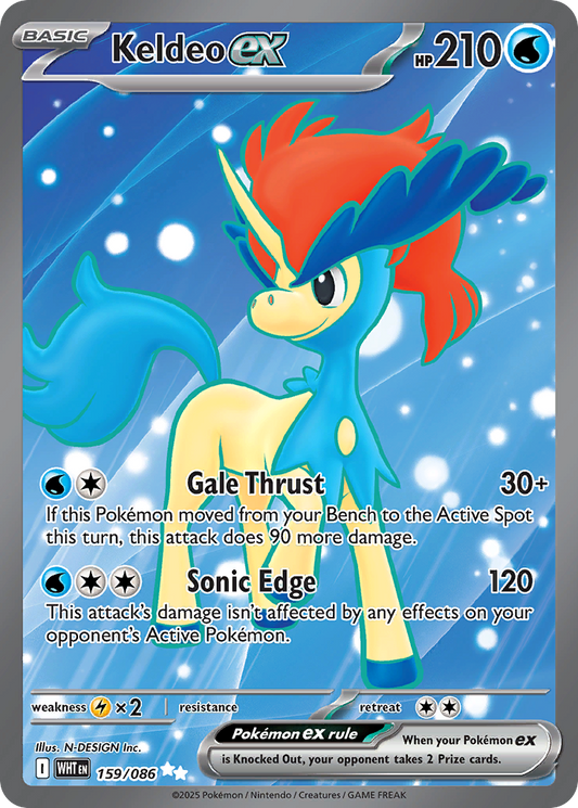 Keldeo ex – White Flare