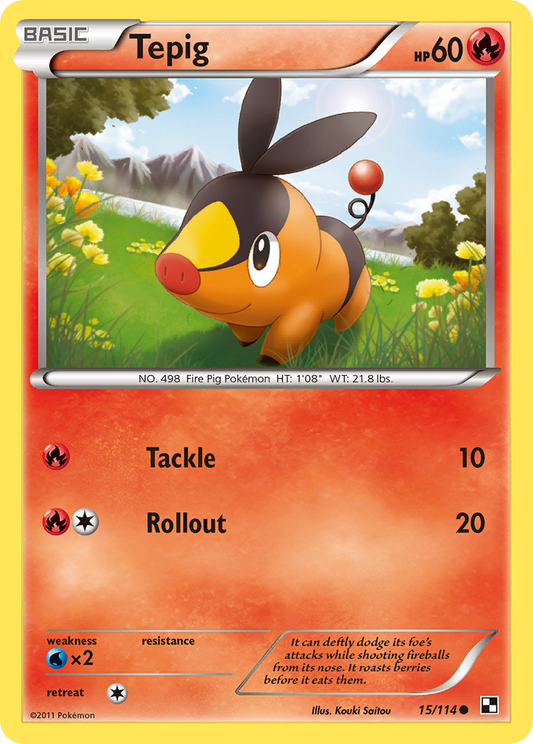Tepig – Black & White