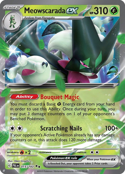 Meowscarada ex – Paldea Evolved