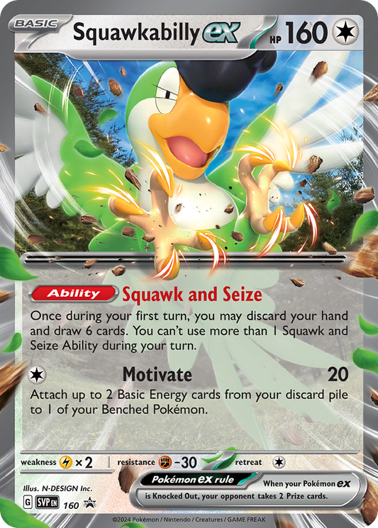 Squawkabilly ex – Scarlet & Violet Black Star Promos