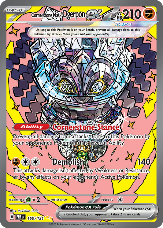 Cornerstone Mask Ogerpon ex – Prismatic Evolutions