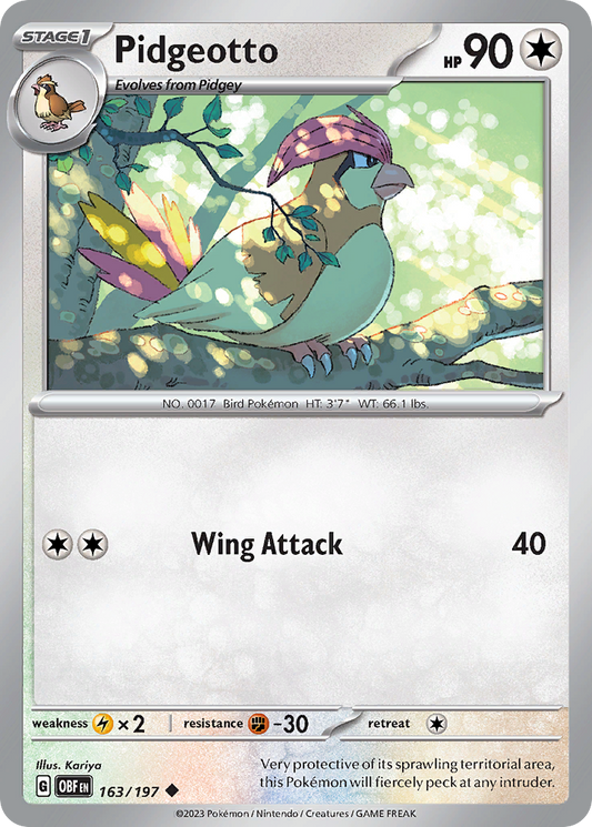 Pidgeotto – Obsidian Flames