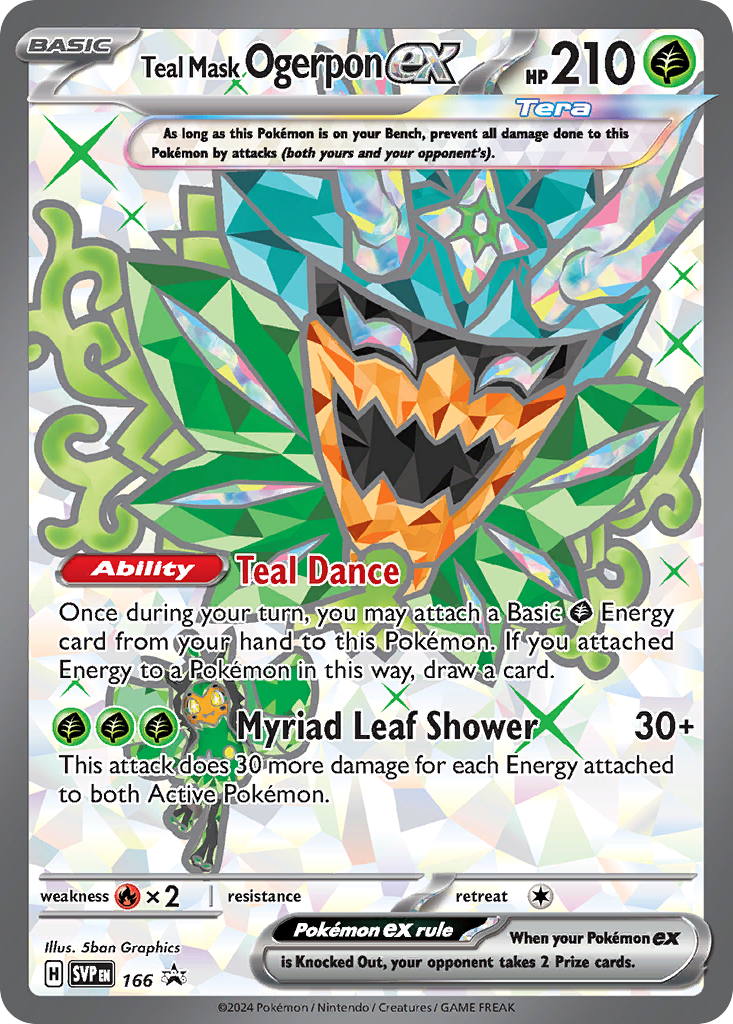 Teal Mask Ogerpon ex – Scarlet & Violet Black Star Promos
