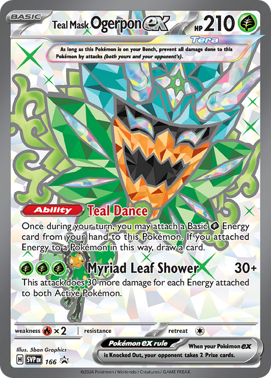 Teal Mask Ogerpon ex – Scarlet & Violet Black Star Promos