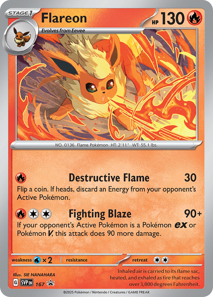 Flareon – Scarlet & Violet Black Star Promos