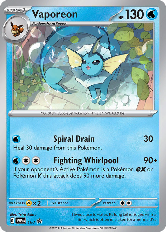 Vaporeon – Scarlet & Violet Black Star Promos