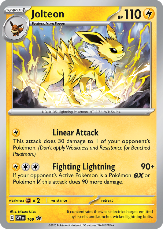 Jolteon – Scarlet & Violet Black Star Promos