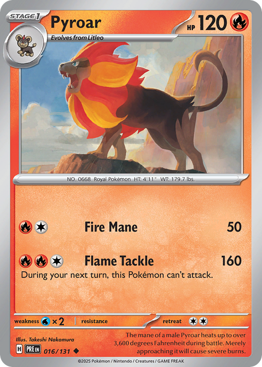 Pyroar – Prismatic Evolutions