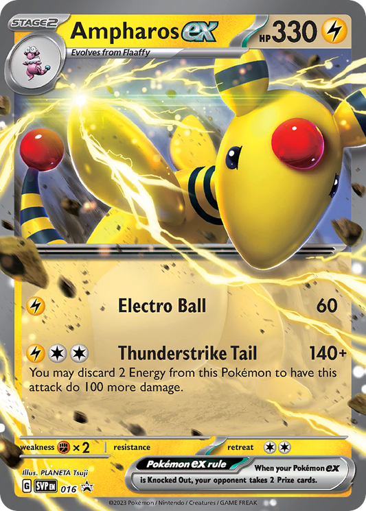 Ampharos ex – Scarlet & Violet Black Star Promos
