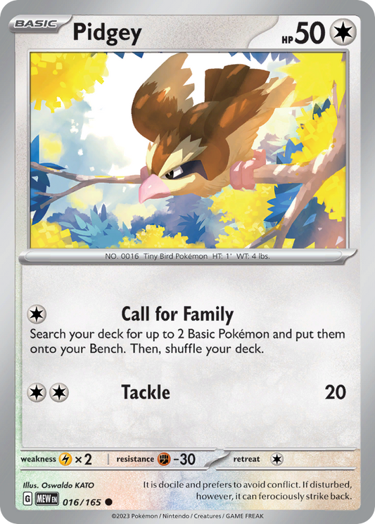 Pidgey – 151
