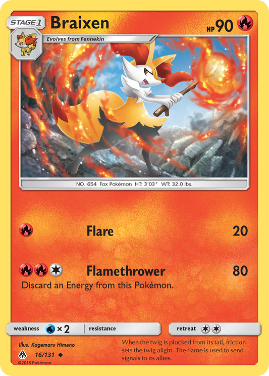 Braixen – Forbidden Light