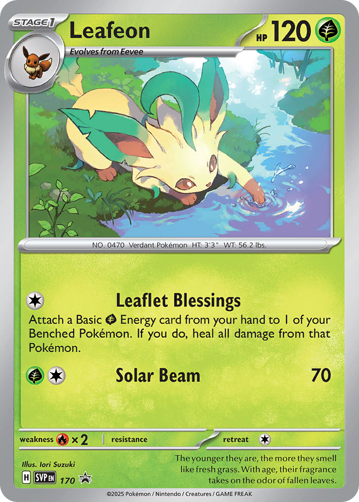 Leafeon – Scarlet & Violet Black Star Promos