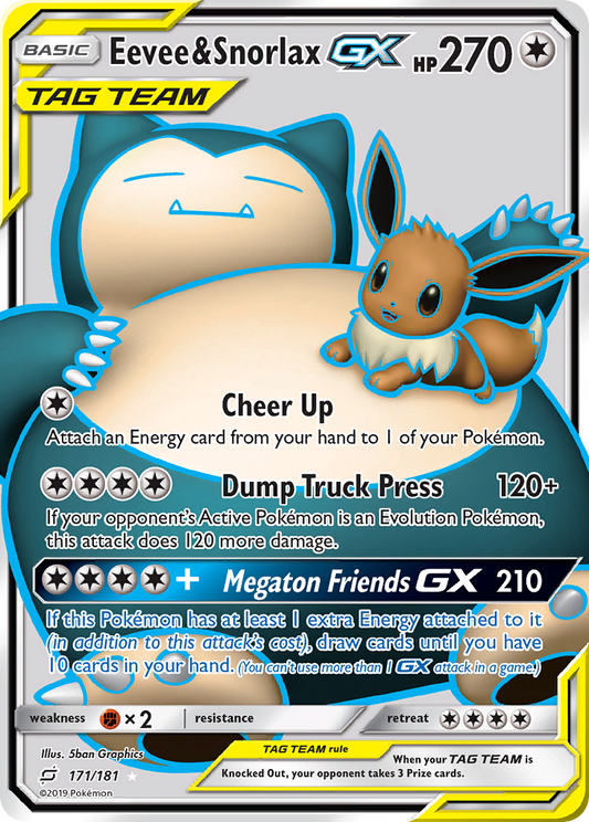 Eevee & Snorlax-GX – Team Up