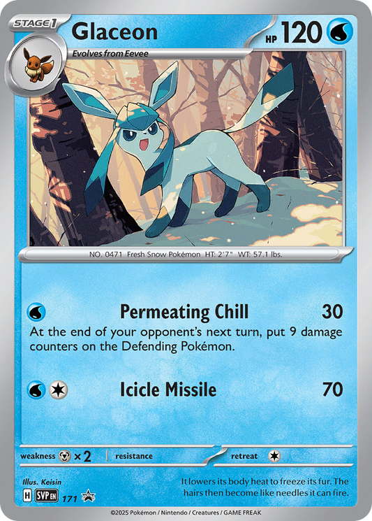 Glaceon – Scarlet & Violet Black Star Promos