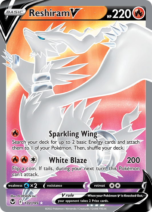 Reshiram V – Silver Tempest