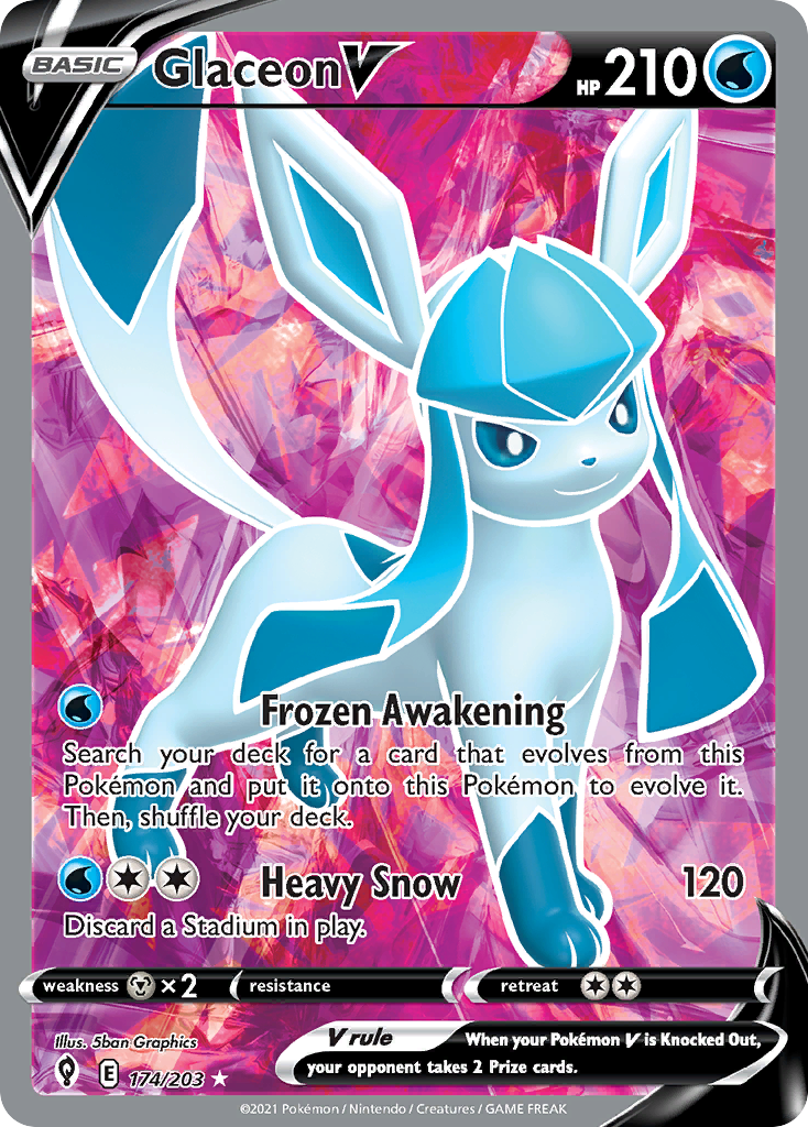 Glaceon V – Evolving Skies