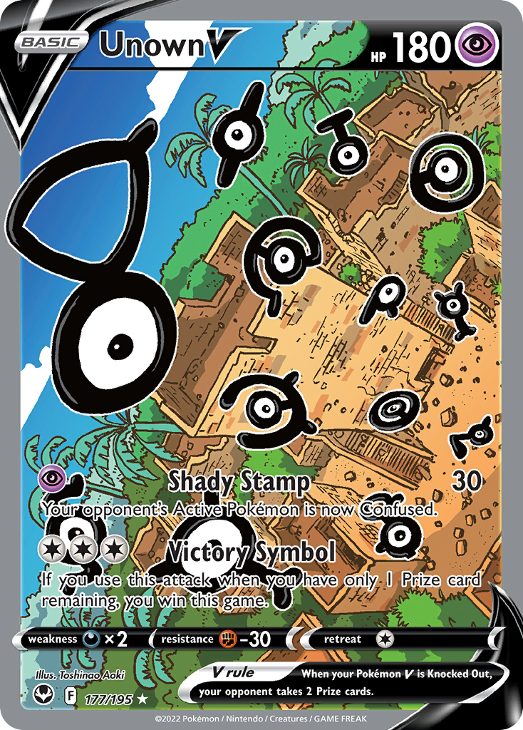 Unown V – Silver Tempest