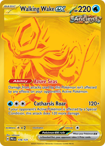 Walking Wake ex – Prismatic Evolutions
