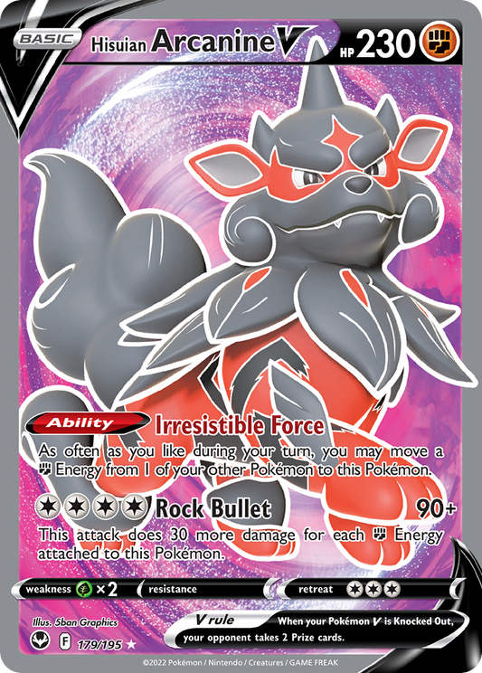 Hisuian Arcanine V – Silver Tempest
