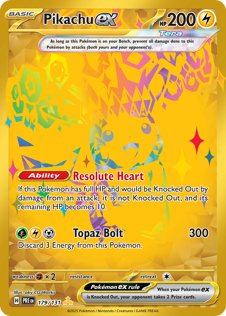 Pikachu ex – Prismatic Evolutions