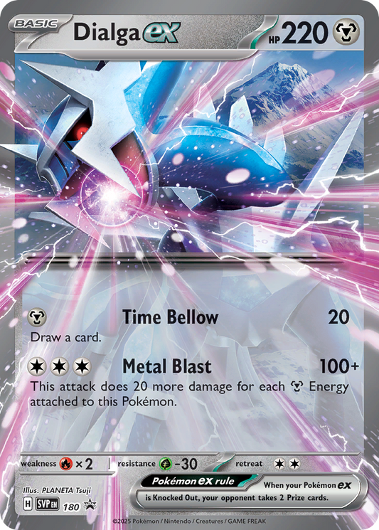 Dialga ex – Scarlet & Violet Black Star Promos