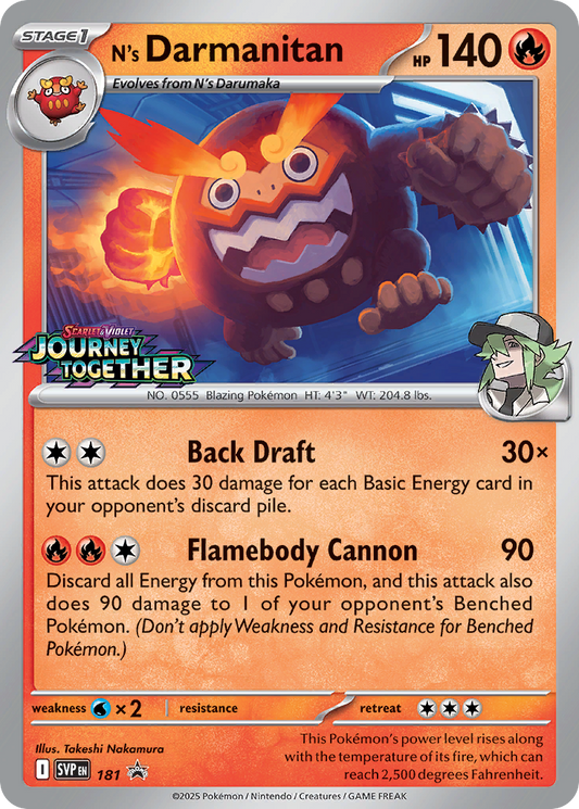 N's Darmanitan – Scarlet & Violet Black Star Promos