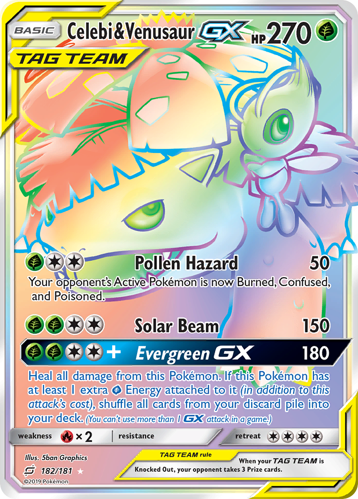 Celebi & Venusaur-GX – Team Up