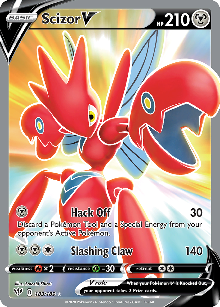 Scizor V – Darkness Ablaze