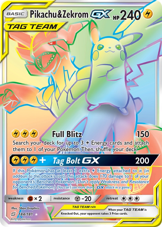 Pikachu & Zekrom-GX – Team Up