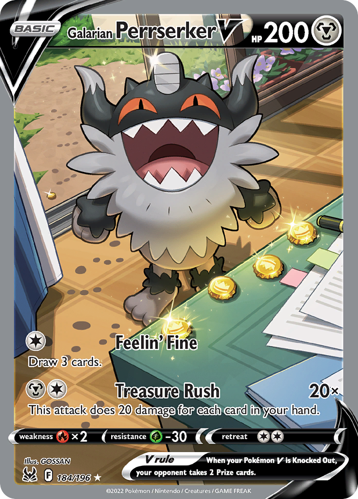 Galarian Perrserker V – Lost Origin