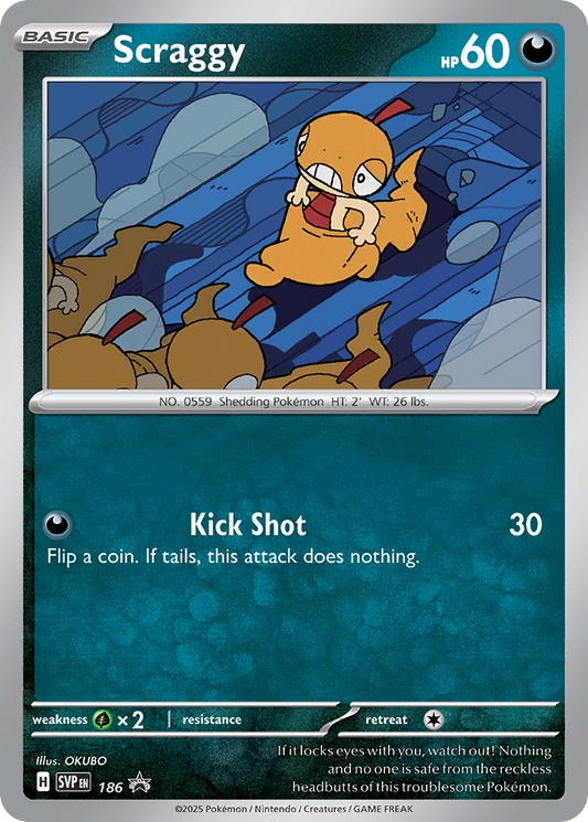 Scraggy – Scarlet & Violet Black Star Promos