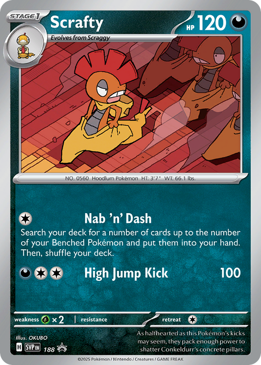 Scrafty – Scarlet & Violet Black Star Promos