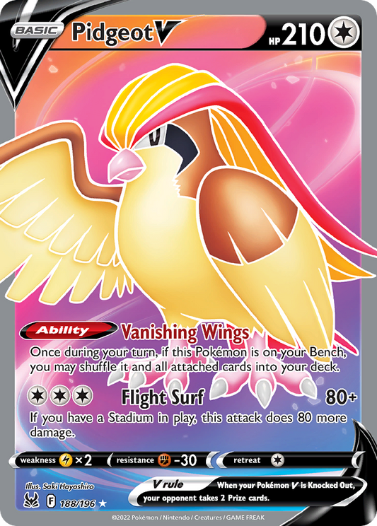 Pidgeot V – Lost Origin