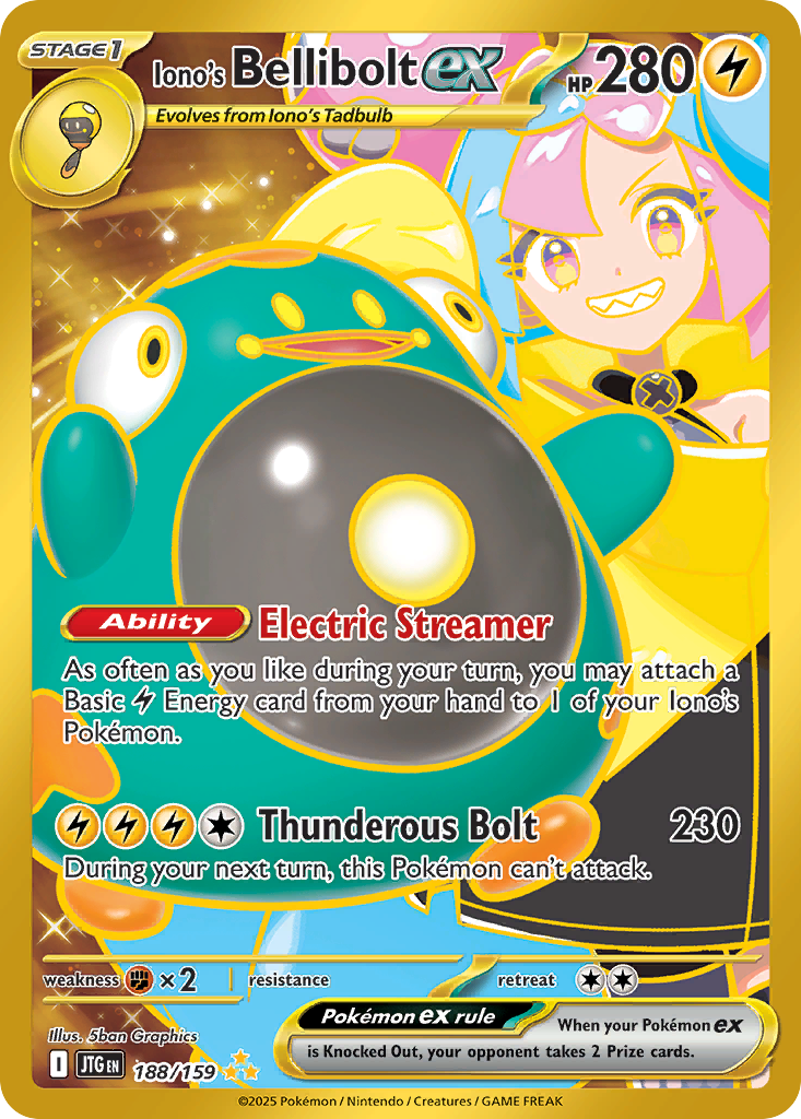 Iono's Bellibolt ex – Journey Together
