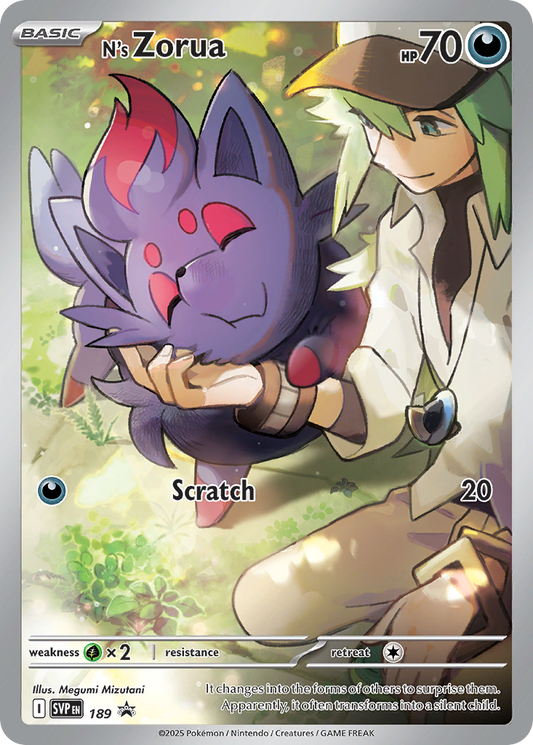 N's Zorua – Scarlet & Violet Black Star Promos